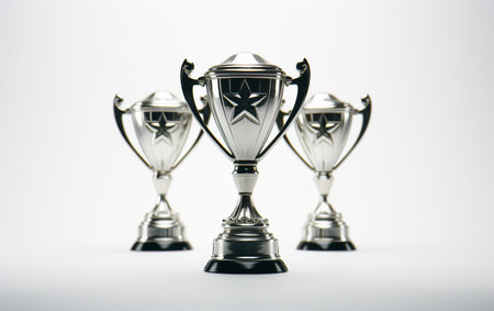 Sliver Trophies Scalar Justice Transparent Backgroundの素材