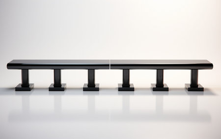 Parallettes Transparency. Ai generatedの素材