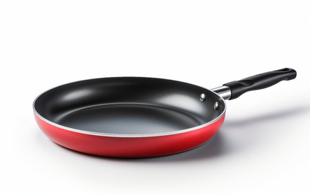 Non Stick Flying Pan Transparent Background. Ai generatedの素材