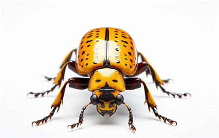 Prionus Beetle Transparent Background. Ai generatedの素材