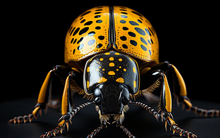 Prionus Beetle Isolated Image. Ai generatedの素材