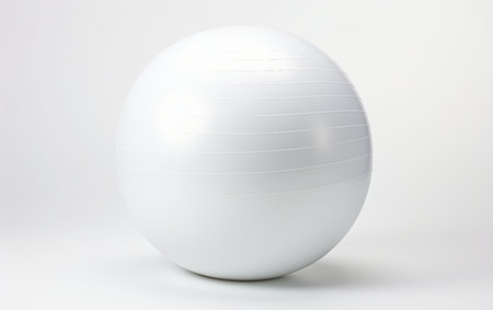 Transparent Background Stability Ball. Ai generatedの素材