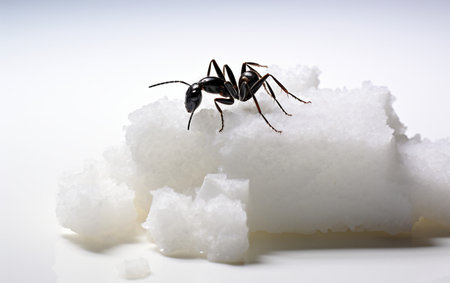 Sugar Ant on Clear Background. Ai generatedの素材