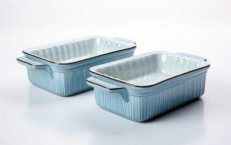 Baking Dishes on a Transparent Background. Ai generatedの素材