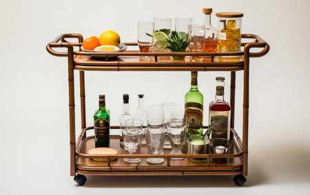 Transparent Background Features Bamboo Bar Cartの素材