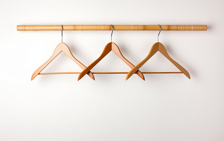 Clear Background Bamboo Coat Hangerの素材