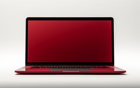 Laptop Charger on Whiteの素材