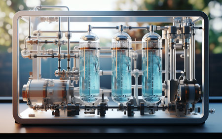 Water Recycling System White Backgroundの素材