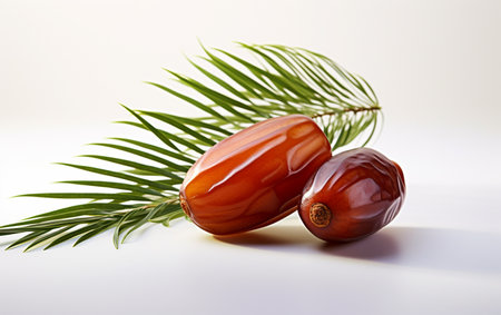 Crystal-Clear Date Palm Fruit Illustrationの素材