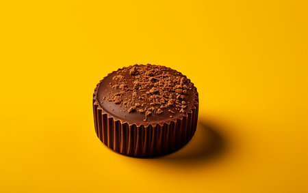 Spanish Chocolate Against Yellowの素材