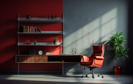 Background Wall in Modern Officeの素材