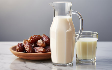 Milk Glass Date Transparent Backgroundの素材