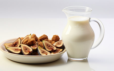 Milk Jug Transparent Background Dried Figの素材
