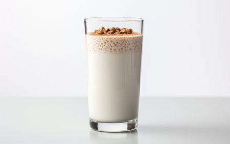 Walnut Milkshake on Clear Surfaceの素材