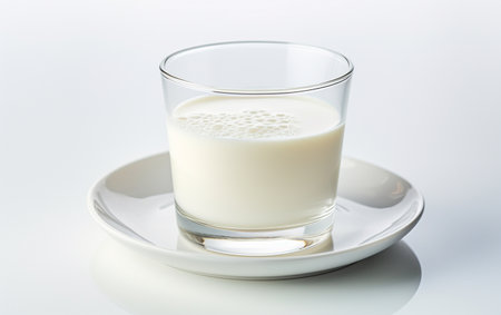 Milk and Raisins on Transparent Baseの素材