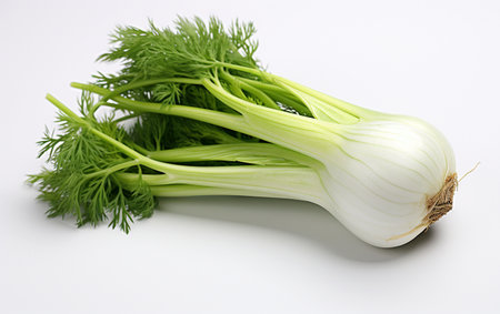 Fennel Set on a Transparent Baseの素材
