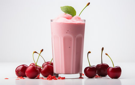 Cherry Juice Transparent Background Milkshakeの素材