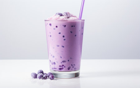 Grape Milkshake Transparent Backgroundの素材