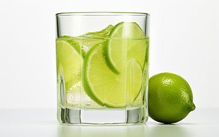 Lime Juice Transparent Backgroundの素材