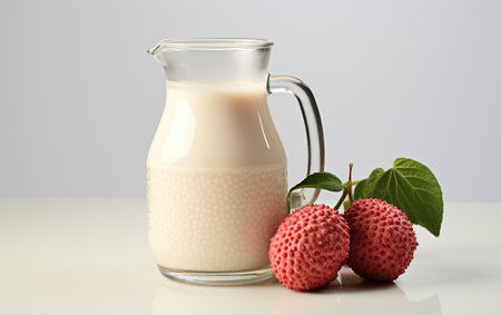 Lychee Milkshake Transparent Background Juiceの素材