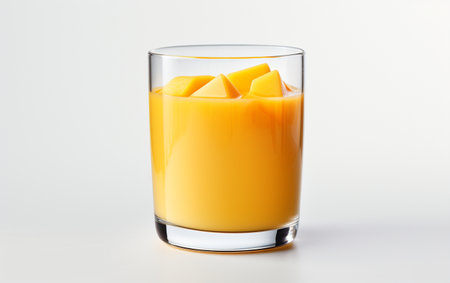 Mango Juice on Transparent Backgroundの素材