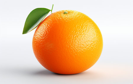 Orange Isolated on Transparent Backdropの素材