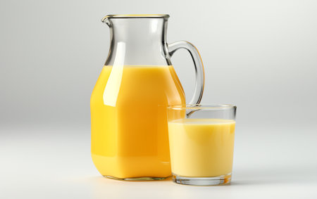 Orange extract on clear backgroundの素材