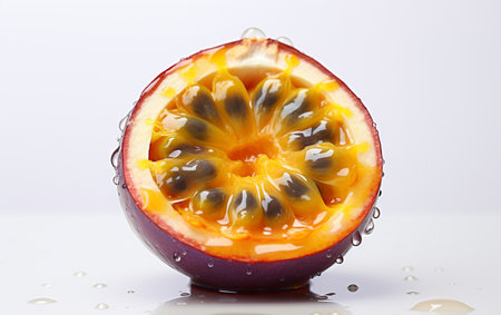 Passion Fruit on Transparent Backgroundの素材