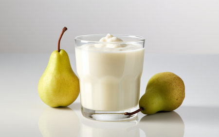 Transparent Background Pear Milkshake Juiceの素材
