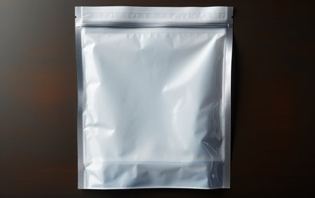 Ziplock Bag on a Background of Transparencyの素材