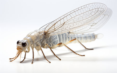 Antlion Silhouette on Transparent Canvasの素材