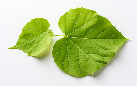Chayote Leaf on a Background-Free Canvasの素材