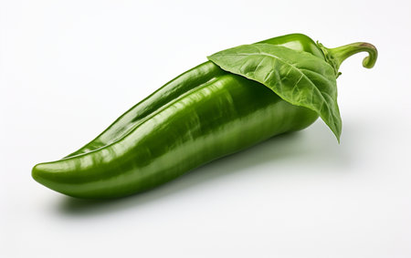 Crystal-Clear Jicama and Bell Pepper Leaf Imageの素材