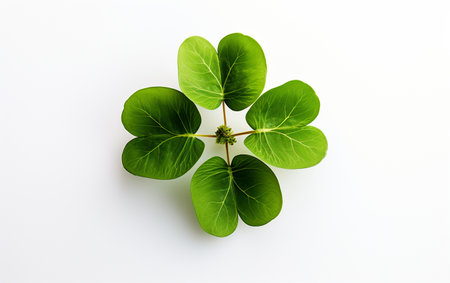 Clover Leaf on a See-Through Surfaceの素材