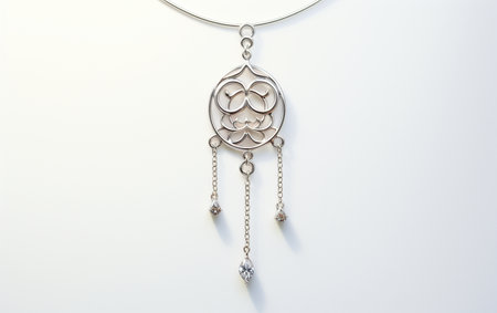 Body Piercing Jewelry on a Clear Backgroundの素材