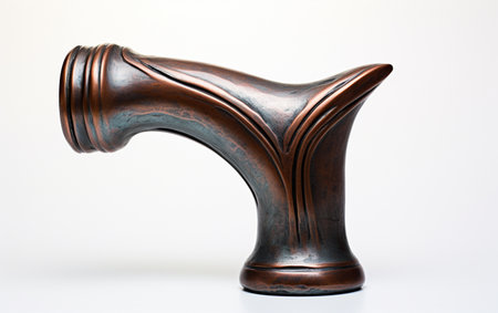 Bronze Iron Elbow New Silver without Background Distractionsの素材