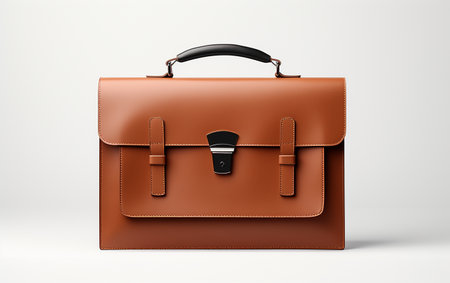 Business Briefcase on a Transparent Backgroundの素材