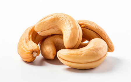 Cashew Nuts with No Backgroundの素材