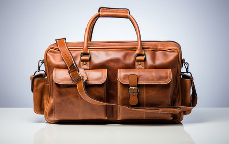 Classic Tennis Bag on a See-Through Backgroundの素材