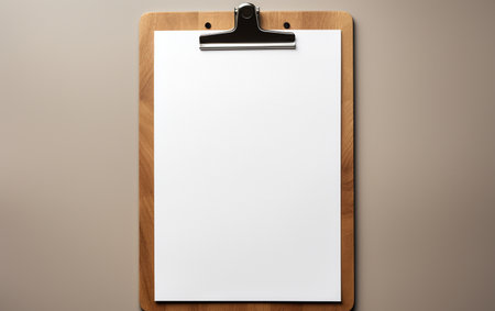 Clipboard Isolated on Clear Surfaceの素材