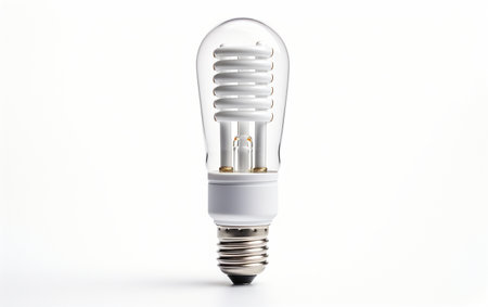 Compact Fluorescent Bulb without a Common Backgroundの素材