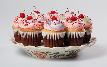 Cupcake Tin Isolated on Transparent Surfaceの素材