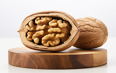 Walnut without a Common Backgroundの素材