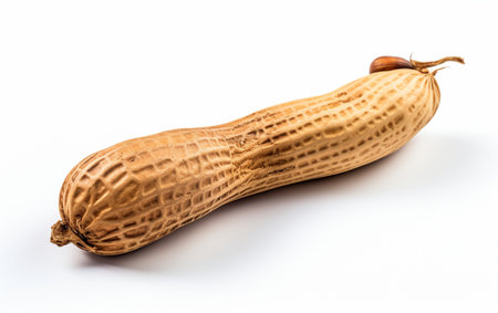 Dried Peanut on Transparent Backdropの素材