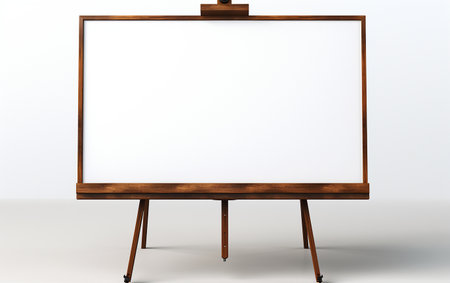 Crisp Whiteboard with Transparent Overlayの素材