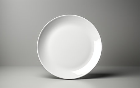 Plate Display on a Clear Baseの素材