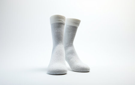 Socks with Wool Texture on a See-Through Canvasの素材