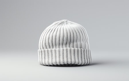 Beanie Isolated on Clear Canvasの素材