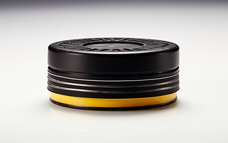 Hockey Puck on a Clear Canvasの素材
