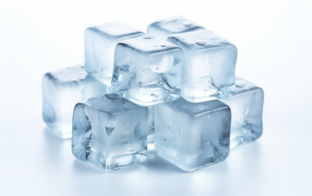 Ice Cubes without Common Backgroundの素材